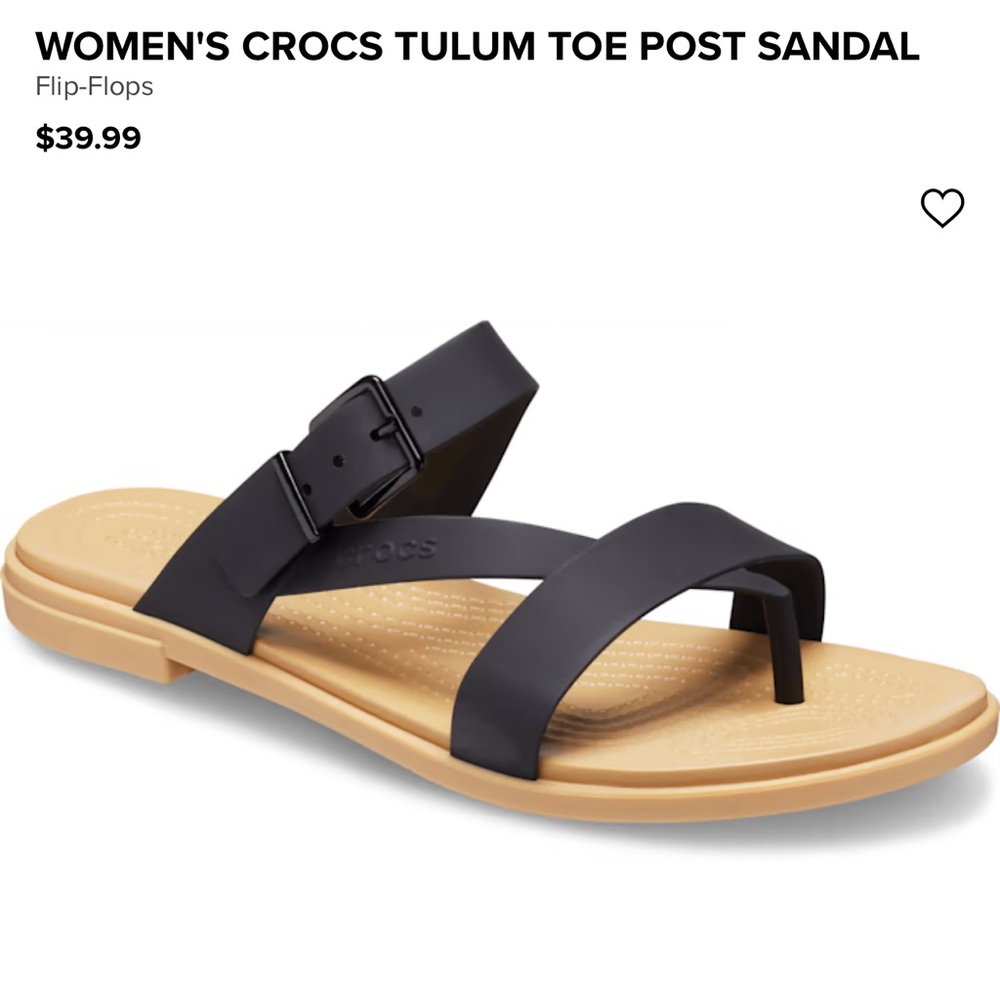 Crocs - Tulum Toe Post Sandal